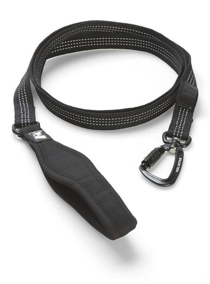 Feel Active Nylonbånd Med Karabin Og Neoprenhåndtak