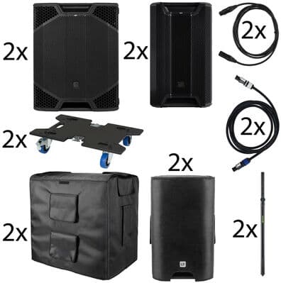 LD Systems ICOA Pro 12A/21A Power Set Noir