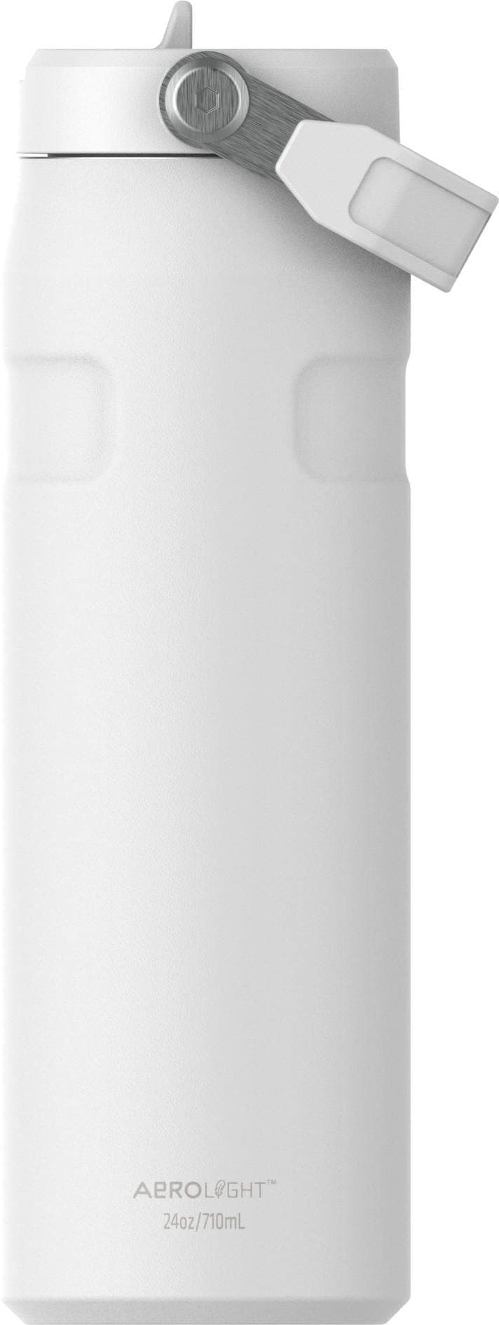 Thermobecher STANLEY "IceFlow Bottle Flip Straw", weiss (weiß), Trinkgefässe, 700ml, Edelstahl, Thermobecher weiß 700ml