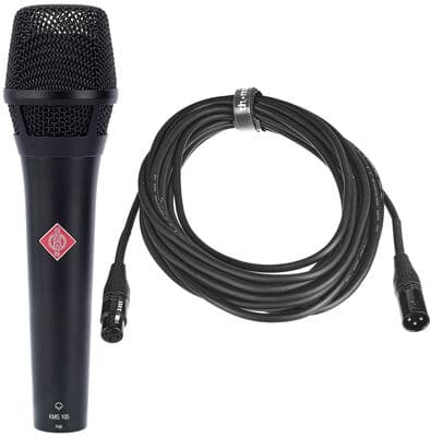 Neumann KMS 105 BK Bundle noir