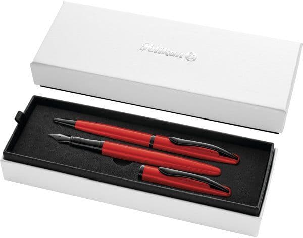 Pelikan Jazz N. Elegance Sæt, Fyl/kug, Red