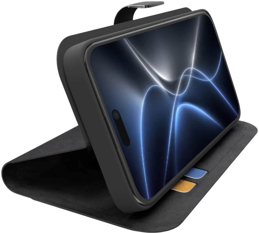 iPhone 18 Pro SBS Wallet Smart Flip Deksel - Svart