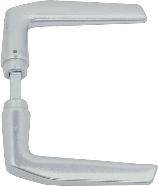 AXA deurkruk duim Aluminium (Set)