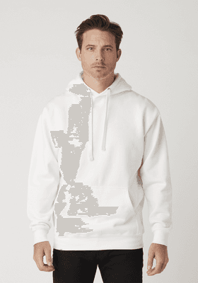Cotton Heritage M2580 Premium Pullover Hoodie in White size 4XL   Fleece