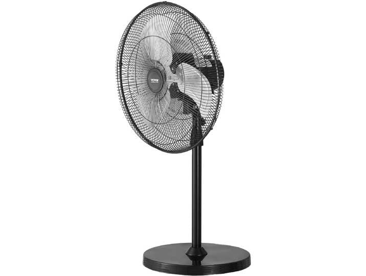 VEVOR 570mm Staande Ventilator 3 Snelheid 110\,5-138cm Hoogte Verstelbaar