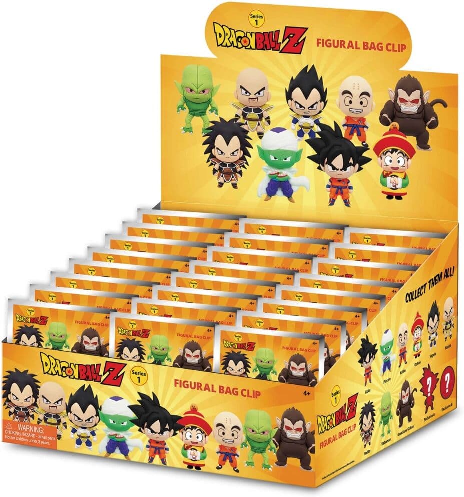 Monogram: Dragon Ball Z (Series1) 3D Táskadísz figurák (Zsákbamacska) Ajándéktárgyak