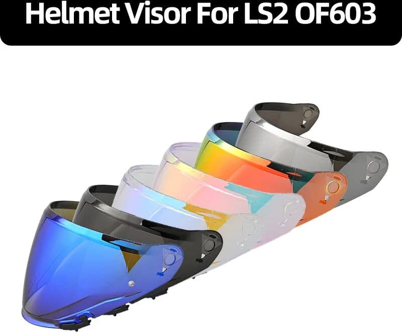 NONE For LS2 OF603 Infinity II Helmet Shield Lens Visor Windshield Sunshade UV Protection Helmet Visors Casco Moto Accesorios
