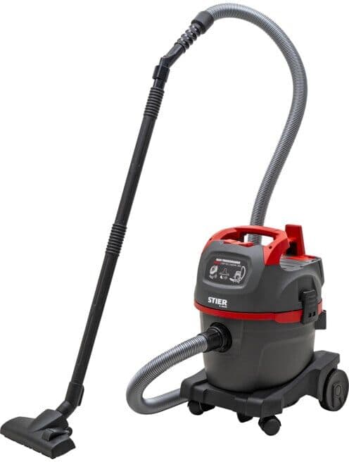 Aspirateur eau/poussières STIER SNT-20 Premium 1 400 W 20 l, 69 l/s, 8m, aspirateur chantier, aspirateur atelier (904376)