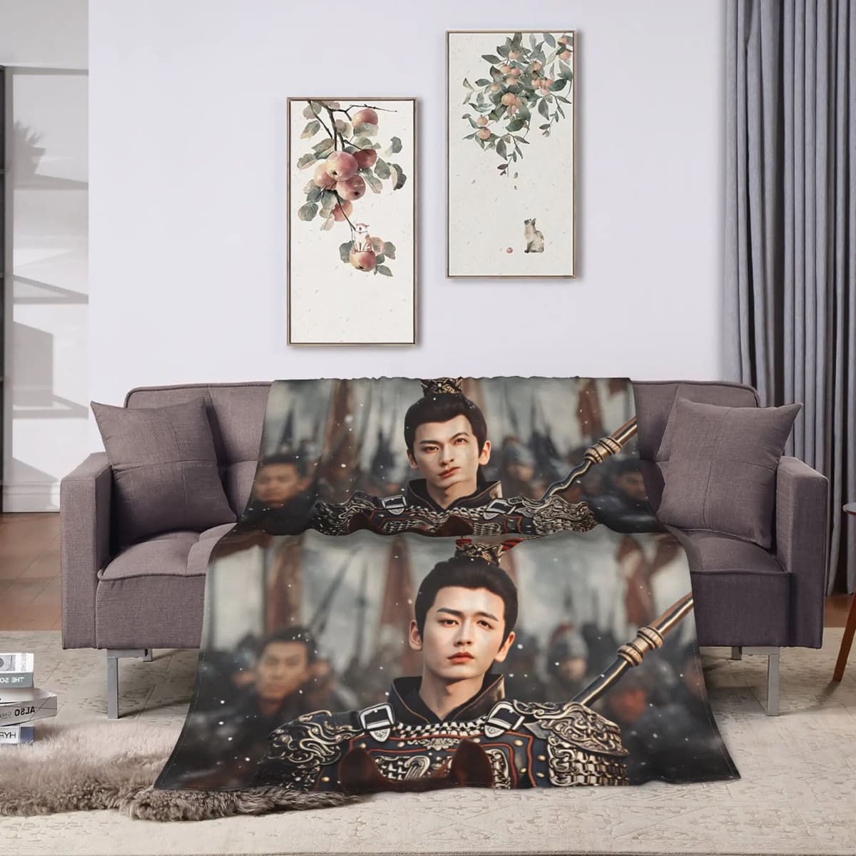 Bandai Super Soft Blanket Travel Zhang Linghe Throw Blanket  Flannel Bedspread For Bedroom Novelty Sofa Bed Cover