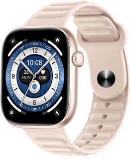 Inspired Deals QS12 Smart Watch 1.83 Inch Bluetooth Smartwatch With Health Monitor Fitness Tracker IP67 Waterproof pink