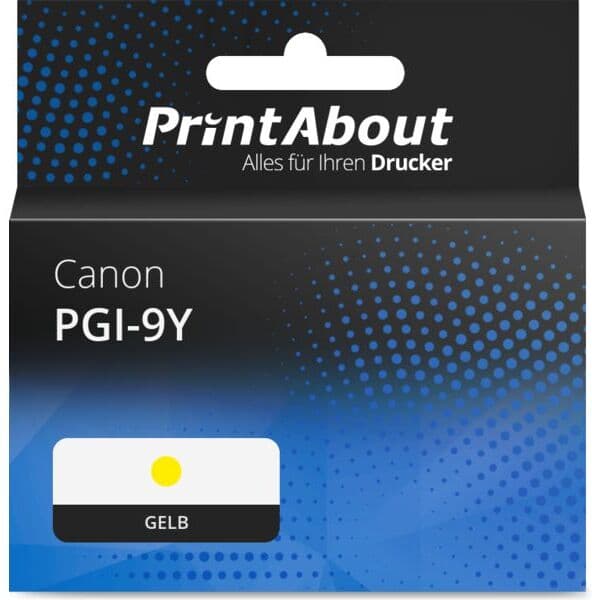 PrintAbout Druckerpatrone kompatibel mit Canon PGI-9Y - Gelb
