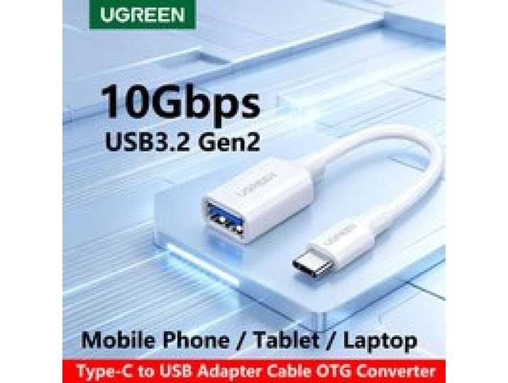 UGREEN Type C naar USB3.2 kabel OTG converter adapter data voor Samsung Apple iPhone iPad Macbook laptop Android auto USB drive 15cm