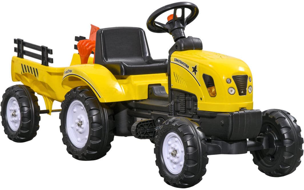 Zoomie Kids Pedal Ride On Toy Yellow