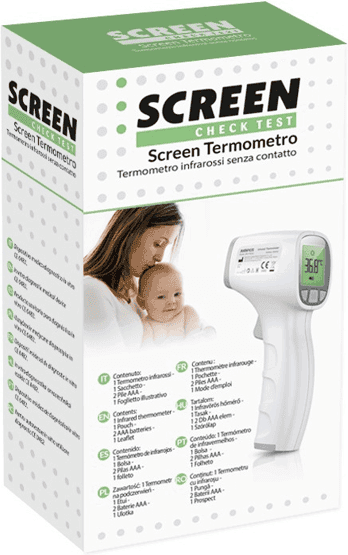 Screen Italia Screen Check Test Termometro Infrarossi Senza Contatto