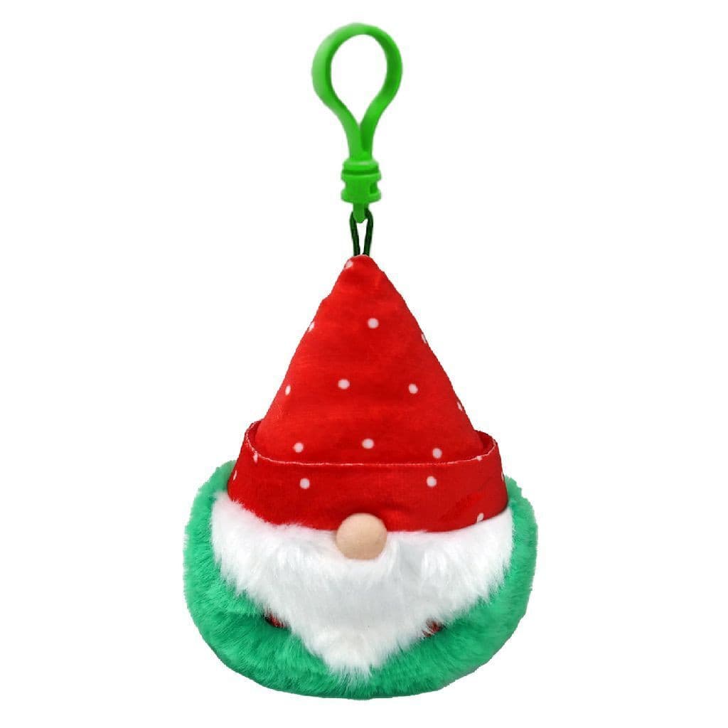 TY Beanie Boos sleutelhanger Topsy kabouter rood 10 cm