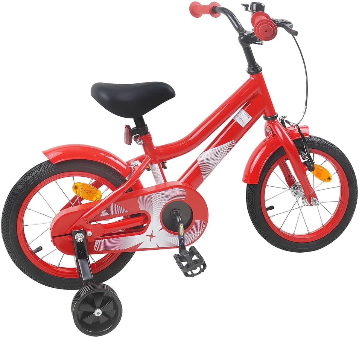 vidaXL Vélo pour Enfants 12 Pouces for 2-4 Years Old Rouge