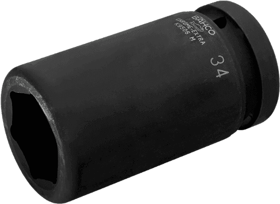 Chave de Caixa de Impacto Longa 1'' Bahco K9506M