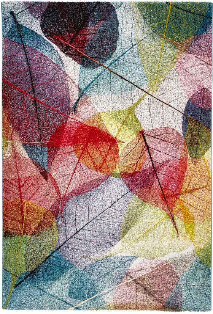 Latitude Run Morrisville area rug Machine Woven Rectangle Multi coloured Blue Rectangle 80 x 150cm