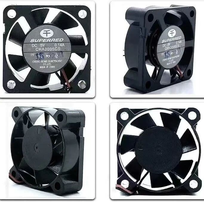 SOLIDAMAX 2 in 1 3010 30mm 3cm Fan 5V Heat Dissipation CHA3005CS Mini Slim Set-Top Box USB Mute Dual Fan