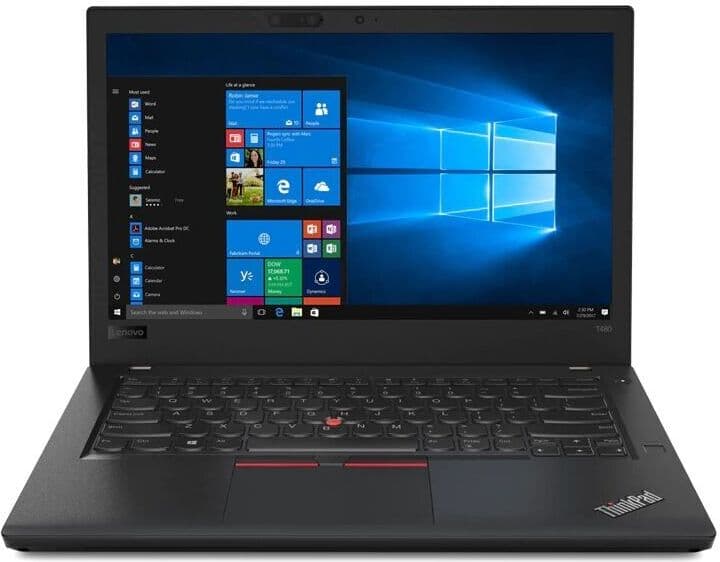 IBM ThinkPad T480   i5-8350U   14"   8 GB   256 GB SSD   FHD   Kamera internetowa   FP   Podświetlenie klawiatury   Win 11 Pro   BE - Refurbished