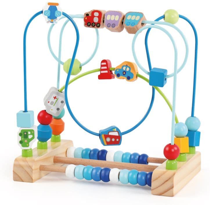 2Kids Toys Bead Maze Traffic κύβος δραστηριοτήτων 18m+ 1 τμχ