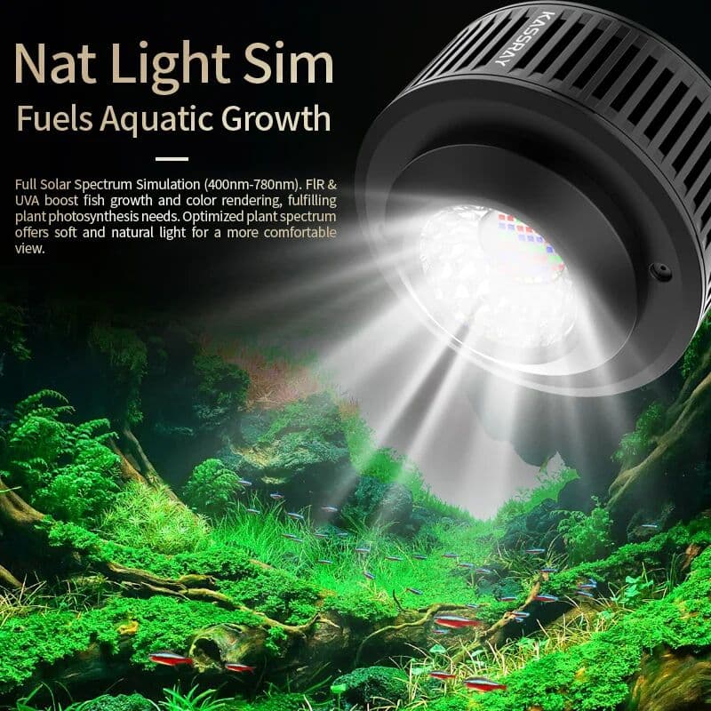 NONE KASSRAY K5/K9Pro Aquarium Plant Light Full Spectrum Freshwater LED WiFi APP Control Dimmable Aquatic Tank Light