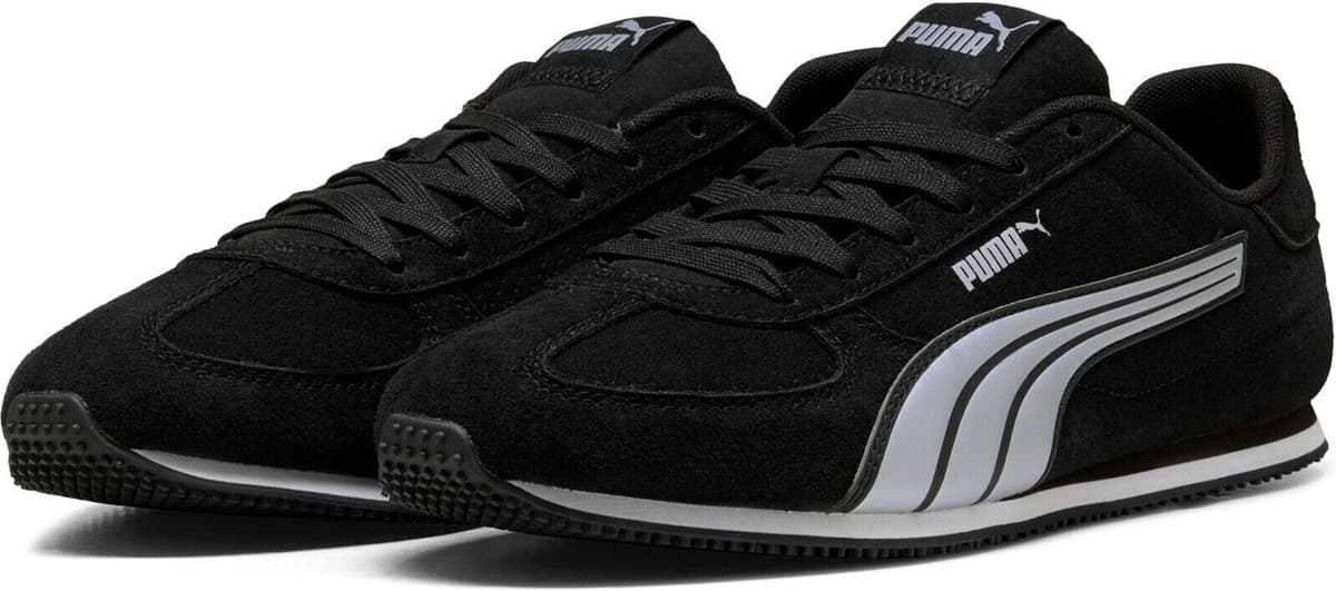 Sneaker PUMA "ST Track Reflect-X Sneakers Erwachsene", Herren, Gr. 38, Textil, schwarz silber metallic, Obermaterial: Synthetik, Textil, Rekonstituiertes Leder/Textil. Futter: Textil. Innensohle: Textil. Laufsohle: Gummi, Schuhe Sneaker