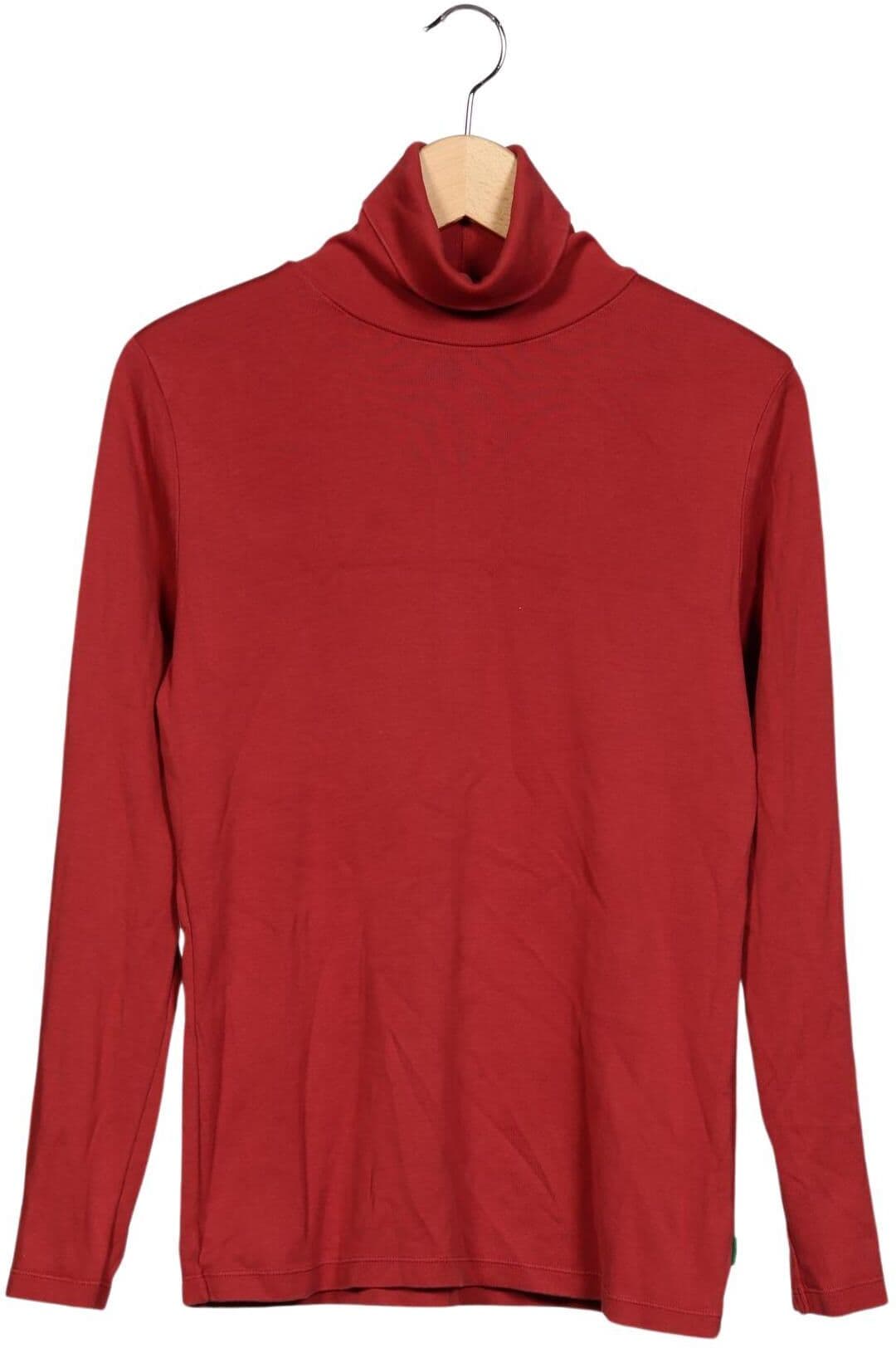 hessnatur Damen Langarmshirt, Rot, Gr. EU 40, Baumwolle - Second Hand