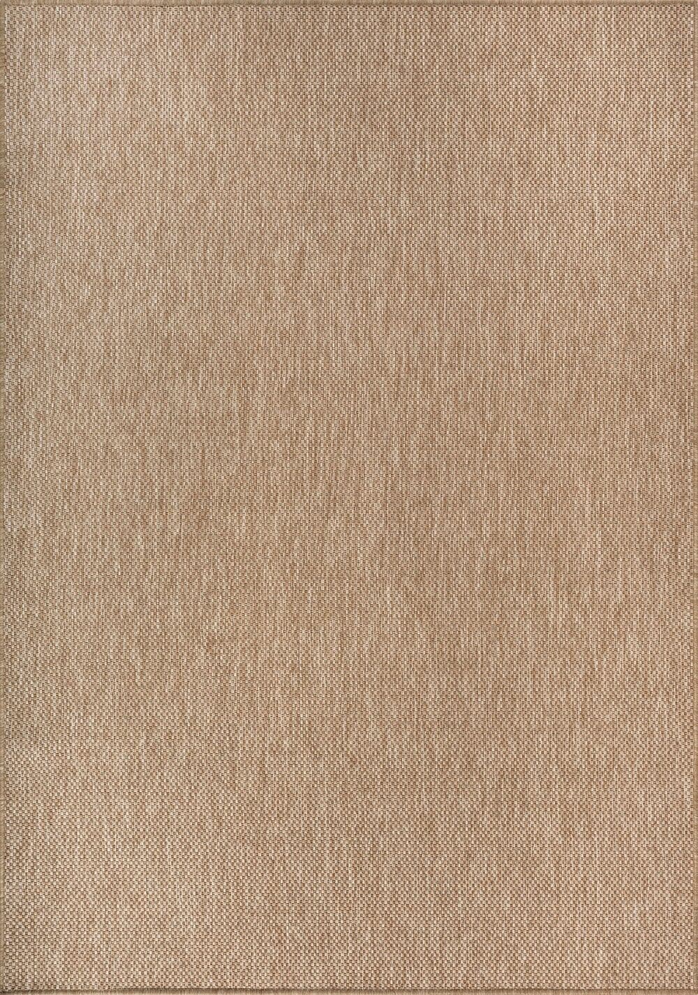 The carpet Alfombra duradera interior exterior, naturel, 140 x 200 cm