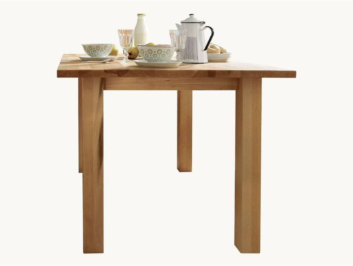 Tisch Comera - mit Auszug - 70x110 cm - Kernbuche