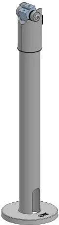 Stolpe för stativ, 350 mm hög, Duratilt, SpacePole