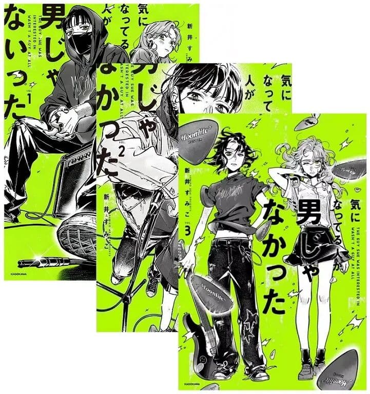 nbyinto 3 Books/Set The Guy She Was Interested in Wasn't a Guy at All Vol 1-3 - KiniOto Yuri Comic Graphic Novel Collection Gift