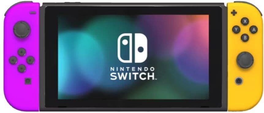 Nintendo Switch 2017   Normal Edition   Schwarz/Lila/Orange - Refurbished
