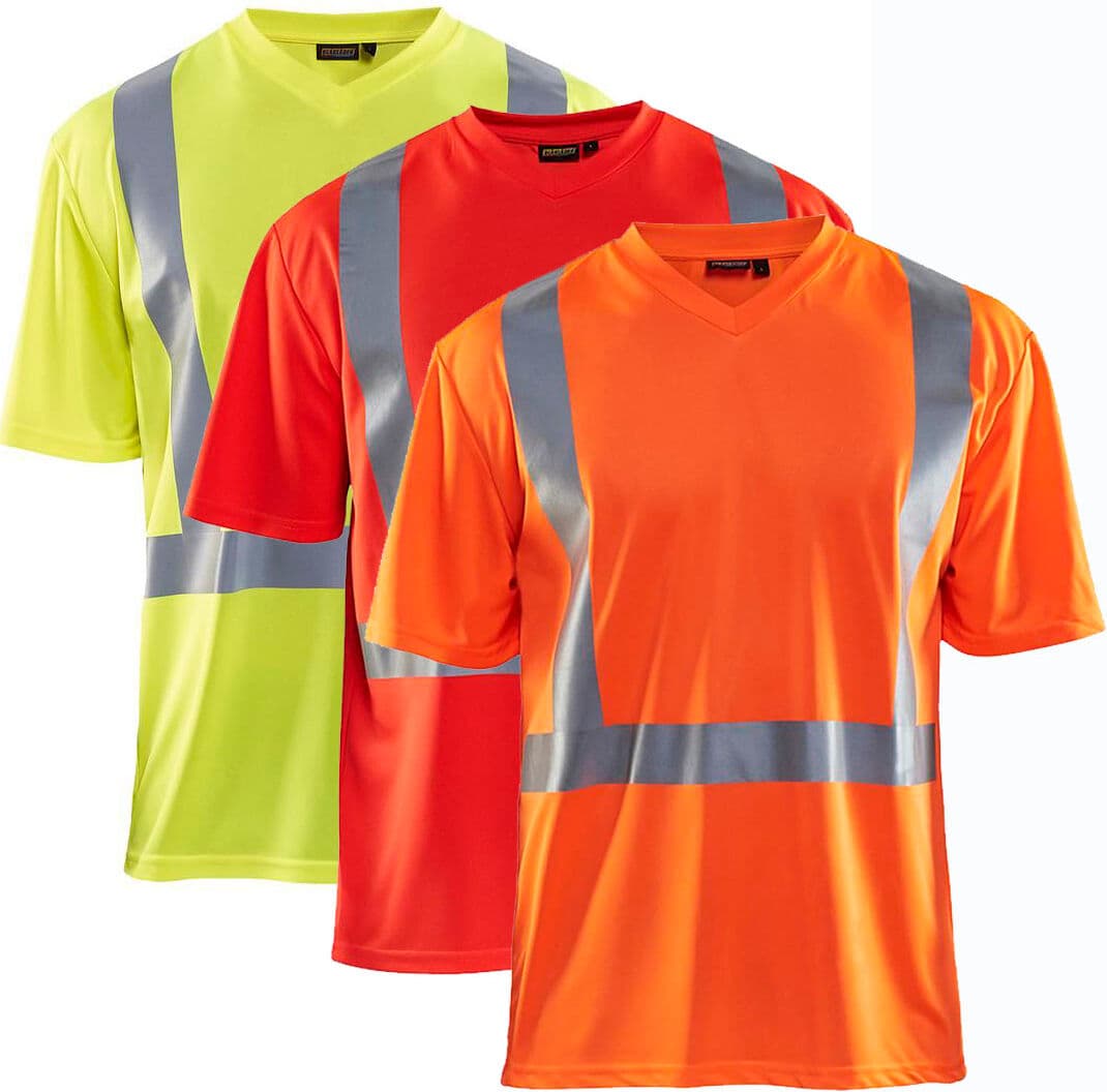 Blåkläder 3382 High Vis Uv T-Shirt / High Vis Uv T-Shirt - 2xl - High Vis Rød