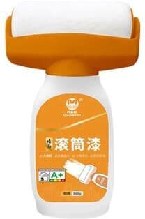 DynamicDeals Wall Repair Rolling Paint, Refinish Paint Roller Brush, Net Odor Wall Tool For Tile, Cracks & Touch Ups 500g
