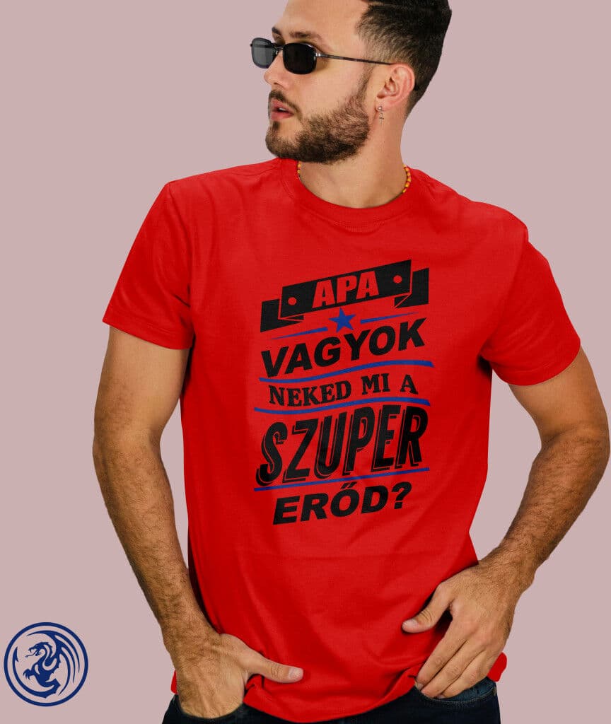 Apák napja - Apa vagyok férfi póló