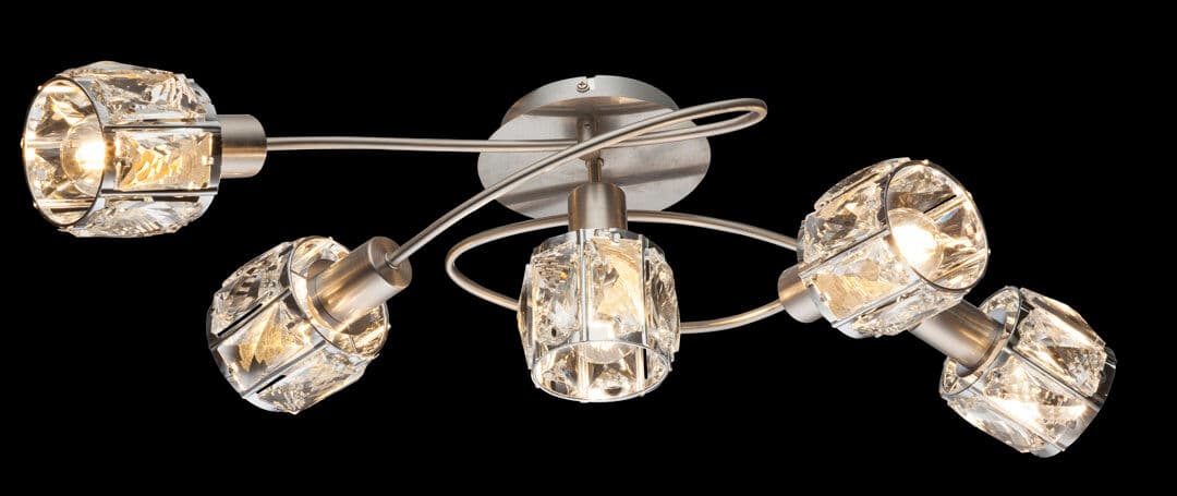 Rosdorf Park Emmeline Semi Flush Mount Silver