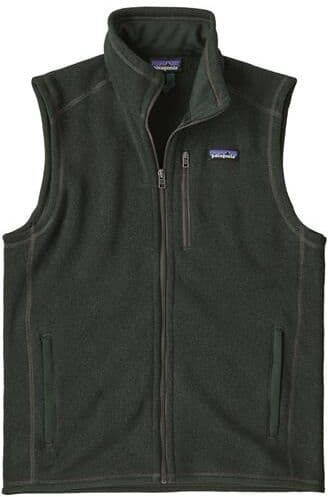 Patagonia Mens Better Sweater Vest, Old Growth Green M