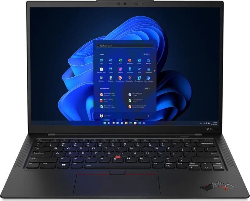 IBM ThinkPad X1 Carbon G10   i5-1245U   14"   16 GB   256 GB SSD   WUXGA   Touch   Podświetlenie klawiatury   Win 11 Pro   SE - Refurbished