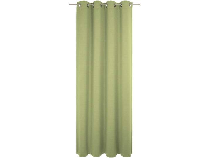 Vorhang ADAM Uni Collection , grün, B:142cm H:275cm, Baumwolle (Bio-Baumwolle), Gardinen, Vorhang, Blickdichter aus 100% Bio-Baumwolle