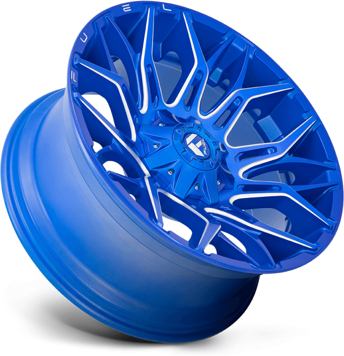Fuel Off-Road Jantă de Aluminiu, FUEL D770 TWITCH, 22x10.0, ET -18, 8x165.1, 125.1, Albastru
