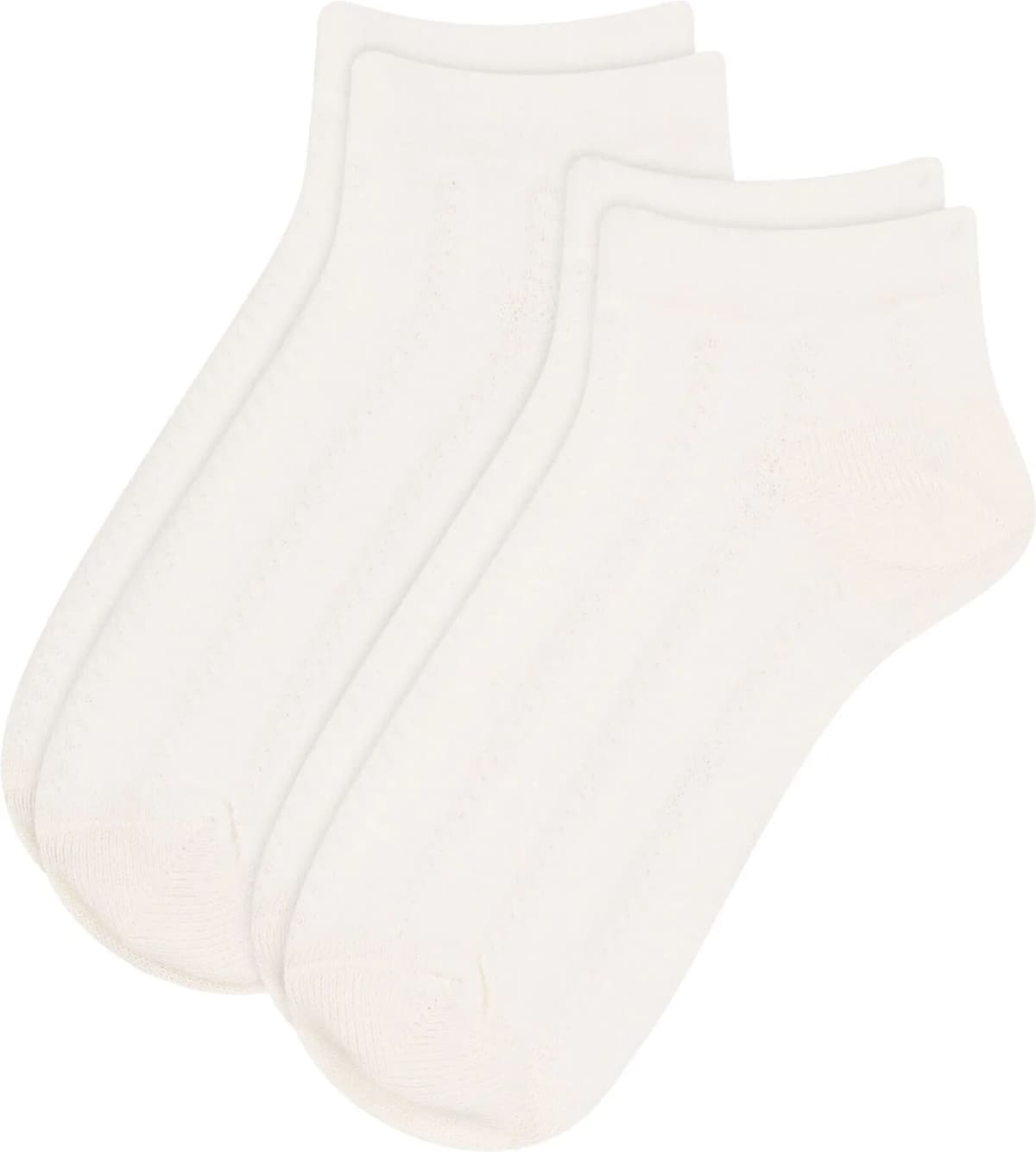 Petit Bateau Lot 2 Chaussettes Fantaisies Blanc 23/26
