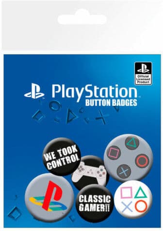 Playstation kitűző szett