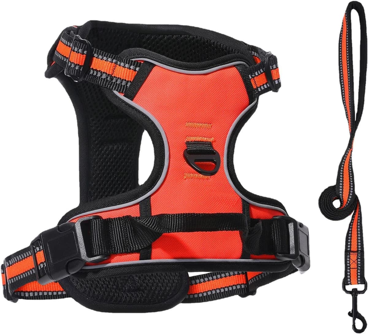 NONE Pet rope vest style pet dog towing rope explosion-proof shockproof break free big dog chest strap reflective dog
