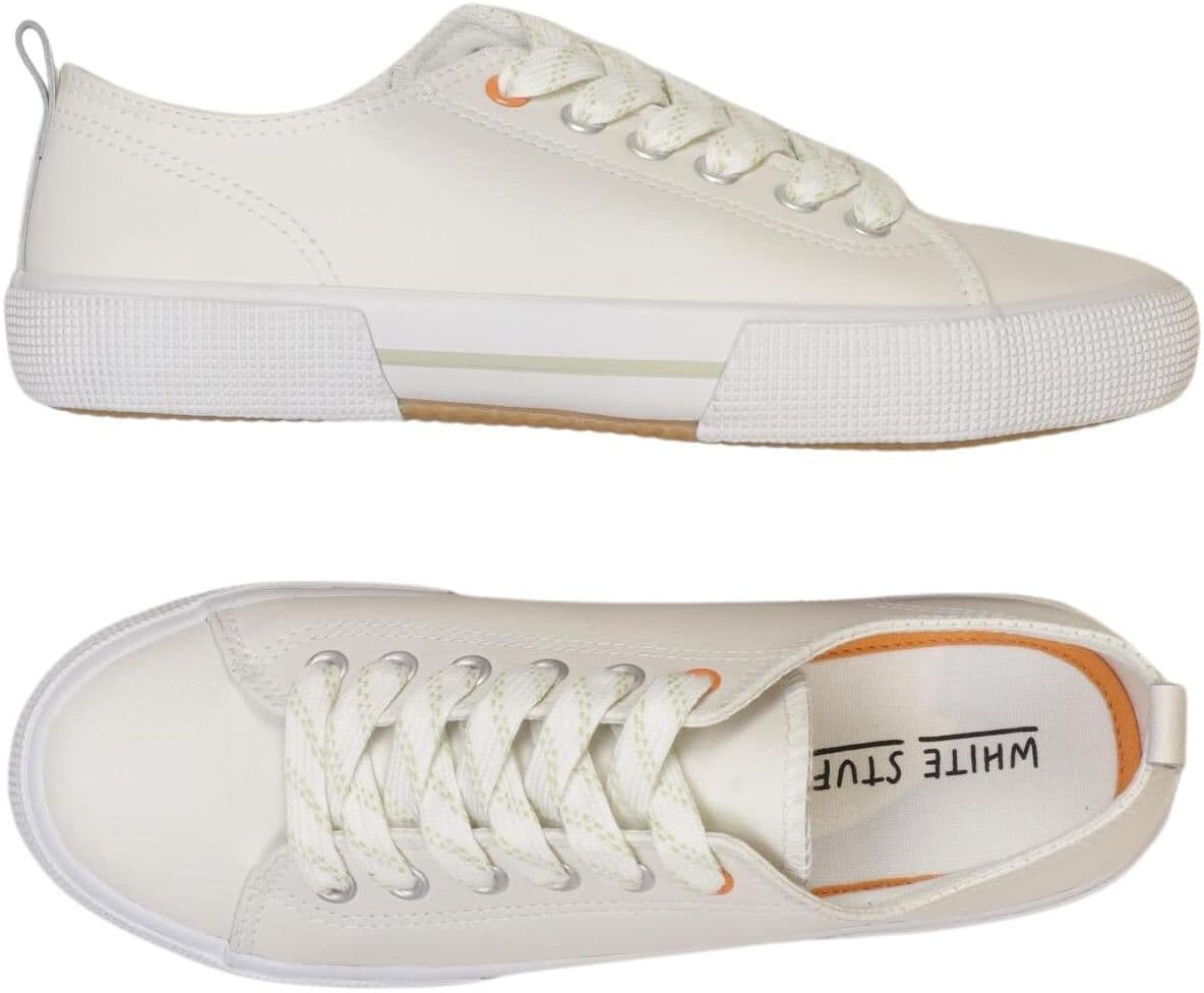White Stuff Damen Sneaker, Weiß, Gr. EU 36, kein / Etikett - Second Hand