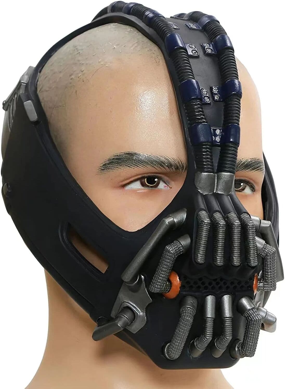 NONE Bane Mask Headset Batman Villain Bane Helmet Luxury Prop League of Legends Halloween Mask