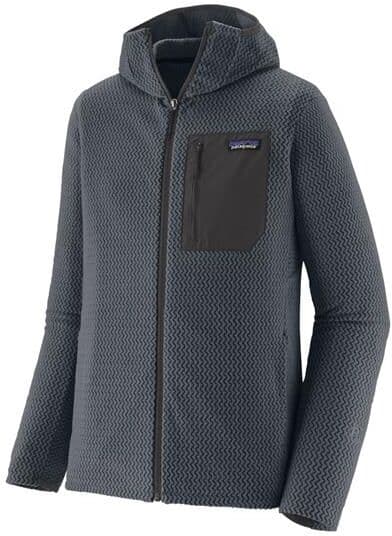 Patagonia Mens R1 Air Full-Zip Hoody, Smolder Blue L