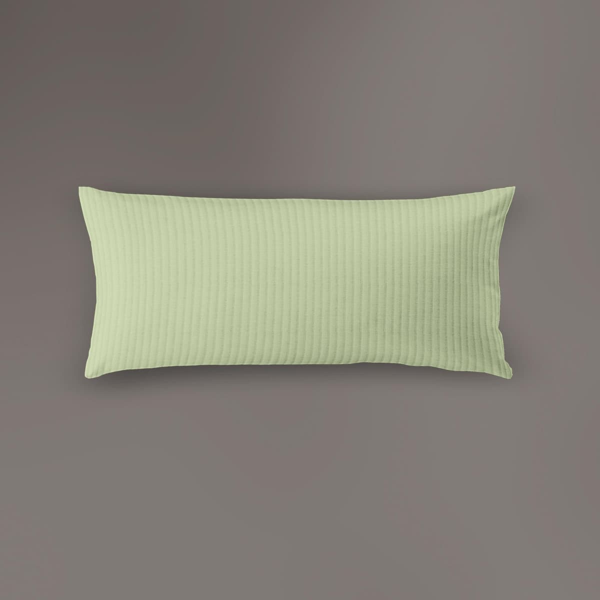 Kissenbezug IRISETTE "Lumen 8129", grün (lind), B:40cm L:80cm, Interlock-Jersey, Obermaterial: 100% Baumwolle, Kissenbezüge, Kissenbezug, hochwertig und traumhaft weich lind B/L: 40cm x 80cm, 1 Stk., Interlock-Jersey
