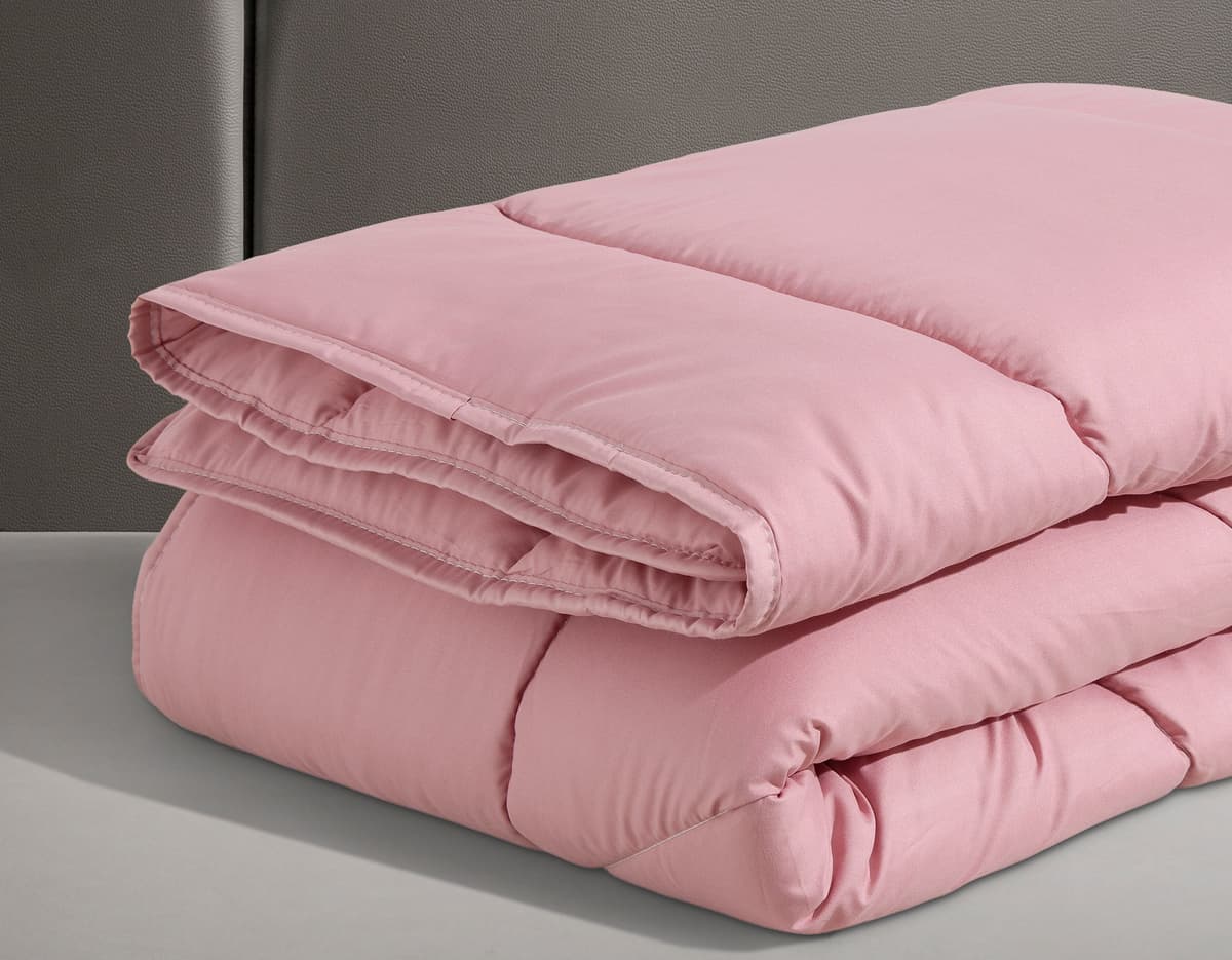 Microfaserbettdecke GOODPRODUCT "Microlux, Bettdecke 135x200 cm und Übergrössen bis 240x220cm", rosa, B:240cm L:220cm, Bezug: 100% Polyester. Obermaterial: 100% Polyester. Füllung: 100% Polyester, Bettdecken, Microfaserbettdecke, fest versteppter Bezug - 