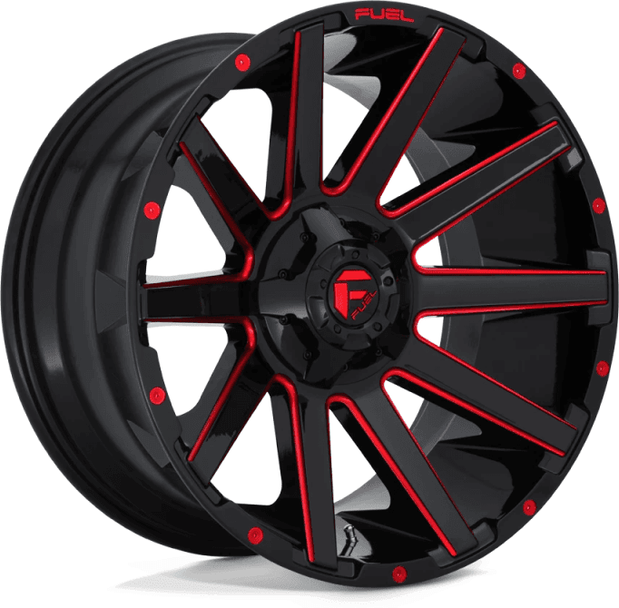 Fuel Off-Road Jantă de Aluminiu, FUEL D643 CONTRA, 18x9.0, ET -12, 6x135 / 6x139.7, 106.1, Negru